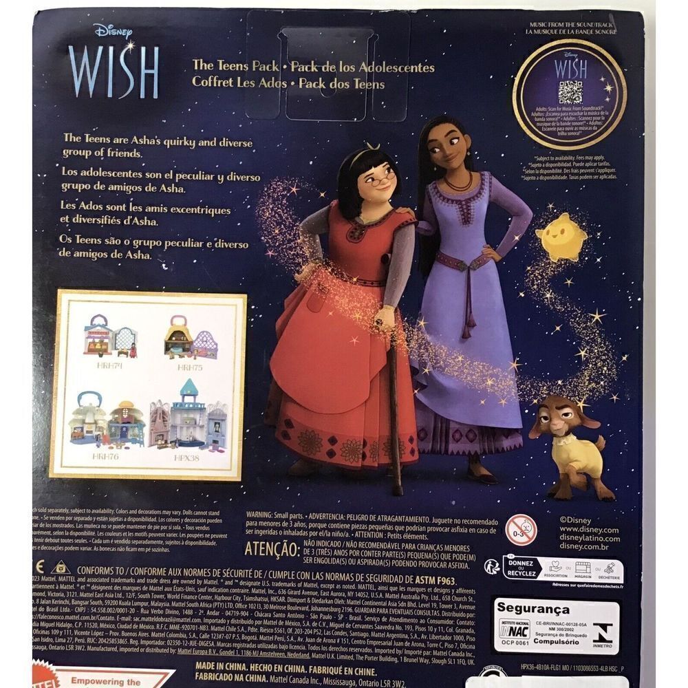 ⚡️Mattel 2023 Disney Wish The Teens Pack (9 Figure Character Pack) - Picture 4 of 4